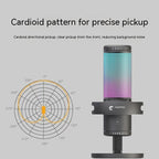 GM7 Professional USB/Type-C Microphone - Dual Interface for PC and Mobile