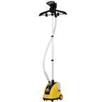 Défroisseur vapeur vertical défroisseur à vêtements 1,4 L 1950 W débit vapeur 32g/min tige telescopique jaune noir