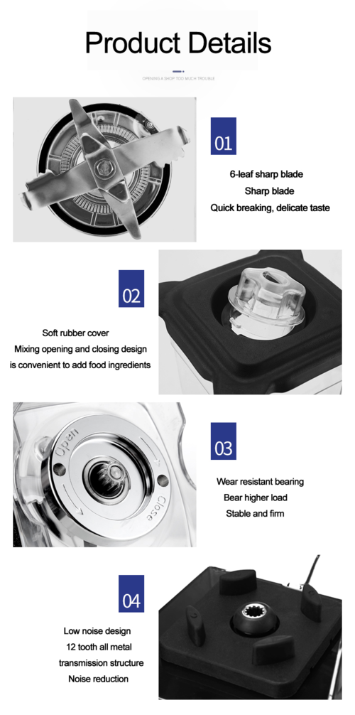 Machine à Glace Pilée Professionnelle HZ300A - Broyeur à Glace Commercial pour Smoothies et Cocktails