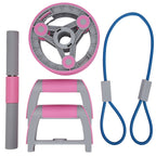 5-in-1 Multifunction Ab Wheel - Complete Portable Home Workout Fitness Kit