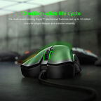 Ergonomic Wired Gaming Mouse 6400 DPI - Razer Mechanical Switches