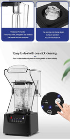 Machine à Glace Pilée Professionnelle HZ300A - Broyeur à Glace Commercial pour Smoothies et Cocktails