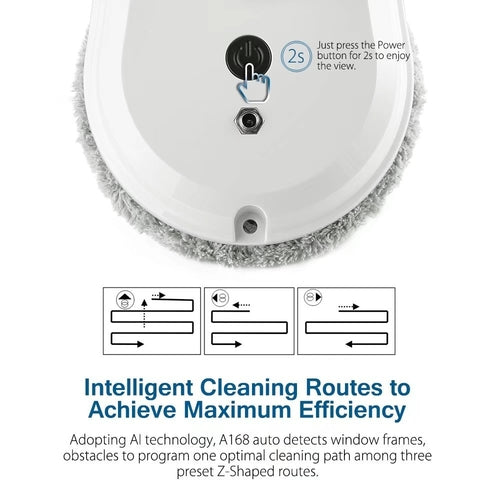 Intelligent Window Cleaning Robot A168 – AI Automatic Cleaning