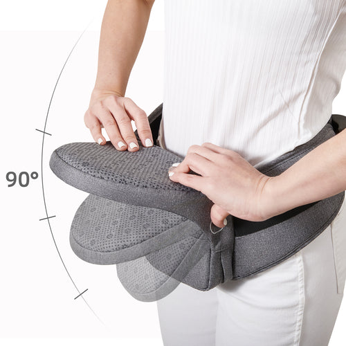 Porte-Bébé Pliable avec Siège Hanche - Ergonomique 5-20kg Support Lombaire