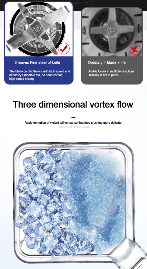 Machine à Glace Pilée Professionnelle HZ300A - Broyeur à Glace Commercial pour Smoothies et Cocktails