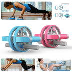 5-in-1 Multifunction Ab Wheel - Complete Portable Home Workout Fitness Kit