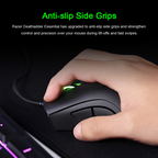 Ergonomic Wired Gaming Mouse 6400 DPI - Razer Mechanical Switches