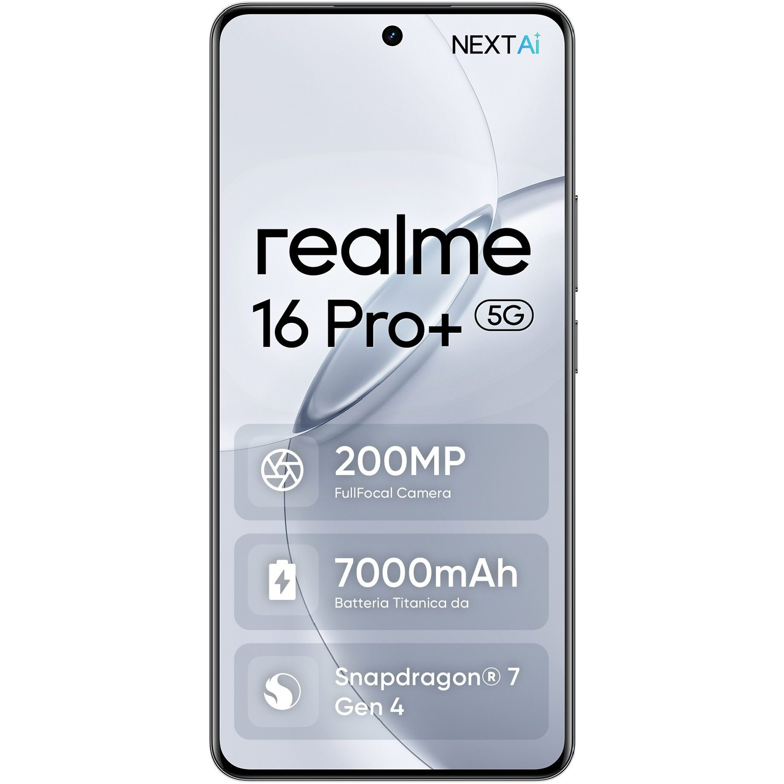 Realme 16 Pro+ 5G 512 Go – Gris
