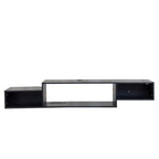 Meuble TV flottant mural de 166cm  LED 20 couleurs et charge