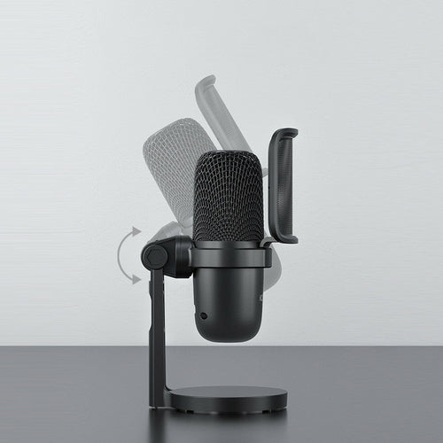 Microphone USB Streaming Gaming - Condensateur 192kHz Studio Noir