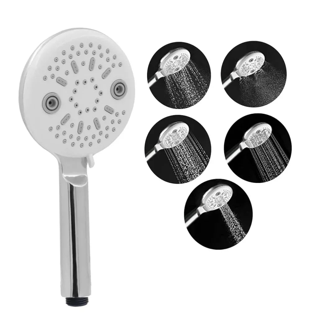 Pommeau de Douche à Main Panda – 5 Modes de Jet, Finition Chromée