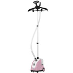 Défroisseur vapeur vertical défroisseur à vêtements 1,4 L 1950 W débit vapeur 32g/min tige telescopique rose noir