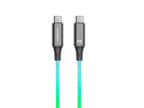 Câble USB-C vers USB-C 1m 60W RGB – Illumination Colorée & Charge Rapide | TECHANCY TB1799