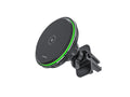 Support Voiture Chargeur Sans Fil 15W Magnétique – Rotation 360° & LED | TECHANCY TF2794