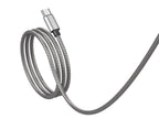 Câble USB-C vers Lightning Techancy 1m TB1796 – Design Métallique, Résistant aux Animaux, Charge Rapide 30W