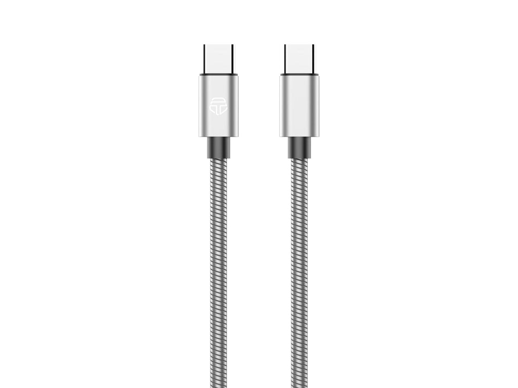 Câble USB-C vers Lightning Techancy 1m TB1796 – Design Métallique, Résistant aux Animaux, Charge Rapide 30W