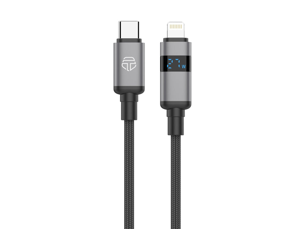 Câble USB-C vers Lightning 1,5m 27W – Charge Rapide & Écran LED | TECHANCY TB1801