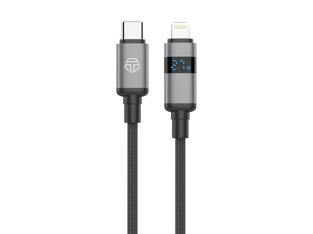 Câble USB-C vers Lightning 1,5m 27W – Charge Rapide & Écran LED | TECHANCY TB1801