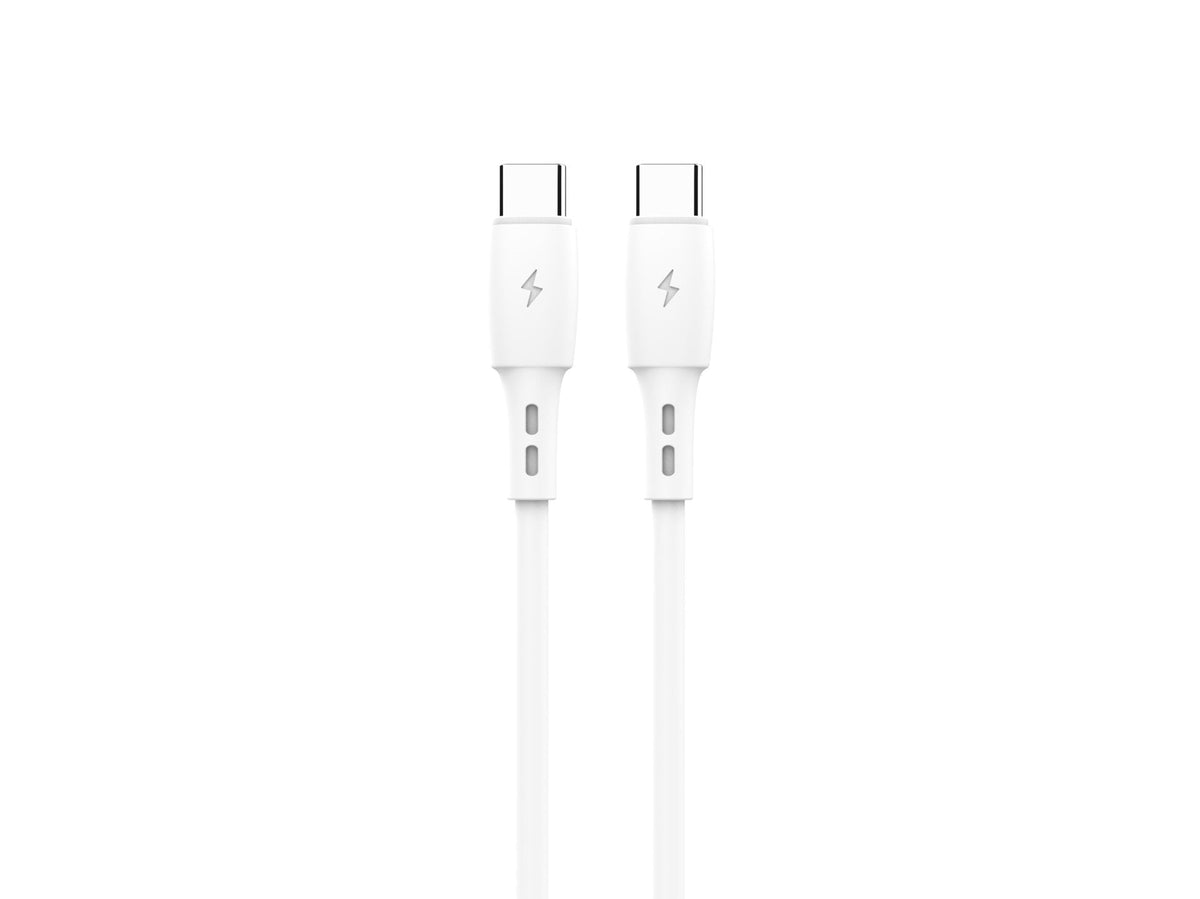 Câble USB-C vers USB-C 30cm 60W – Compact Power Bank & Charge Rapide | TECHANCY TB1793