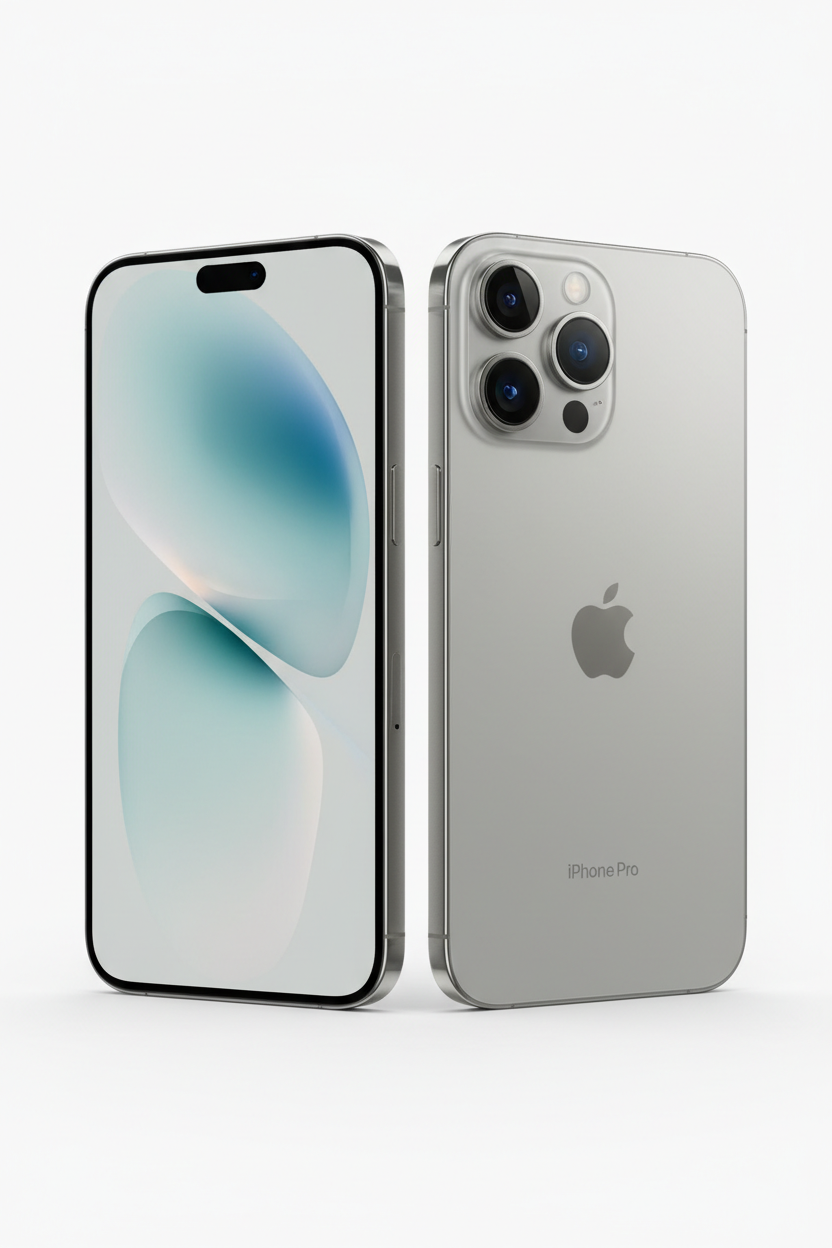 iPhone 17 Pro 1To Argent - Studio