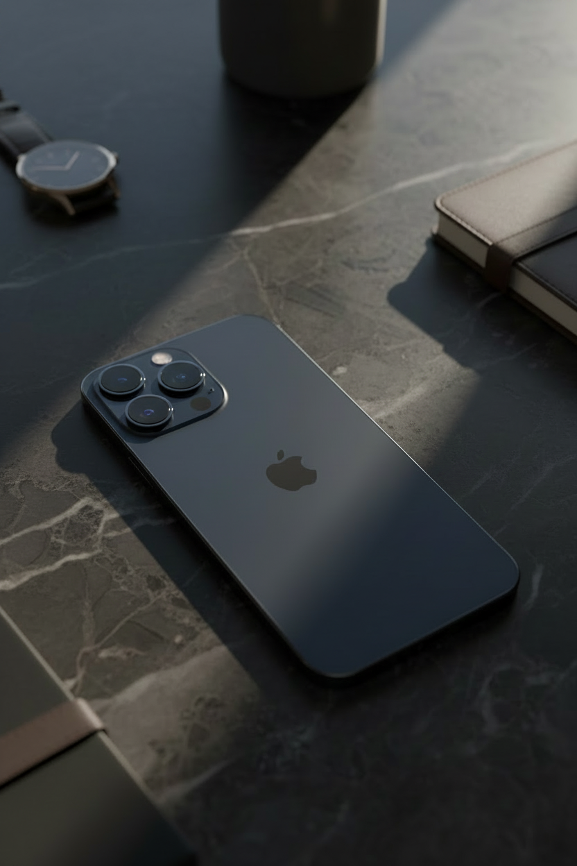 iPhone 17 Pro Deep Blue - Lifestyle actualisée