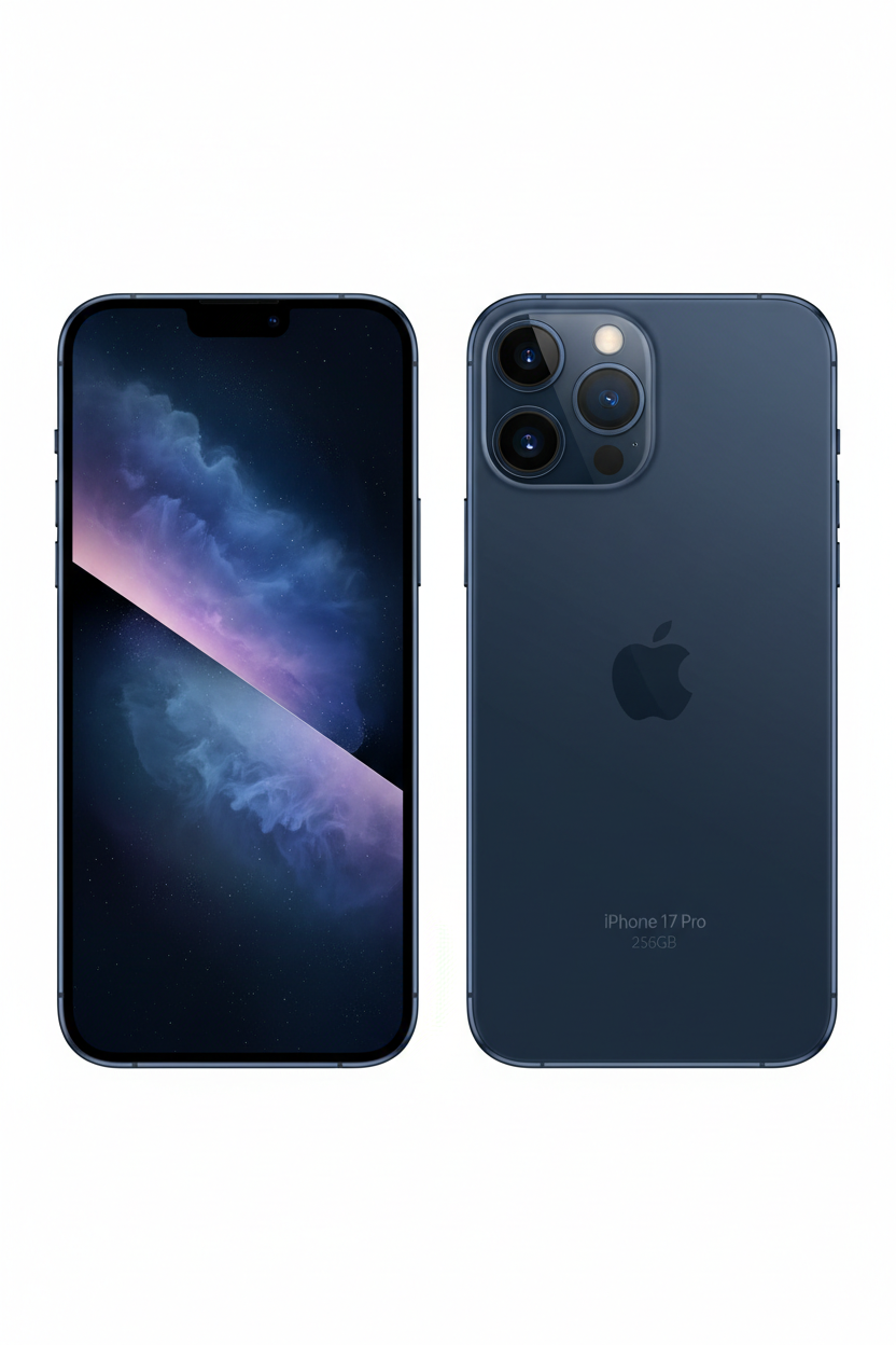 iPhone 17 Pro Deep Blue - Studio