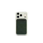 Leather Wallet compatible with MagSafe - Geometric Flower
