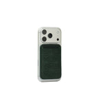 Leather Wallet compatible with MagSafe - Geometric Flower