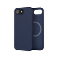 Coque silicone MagSafe iPhone 16e - Bleu-0