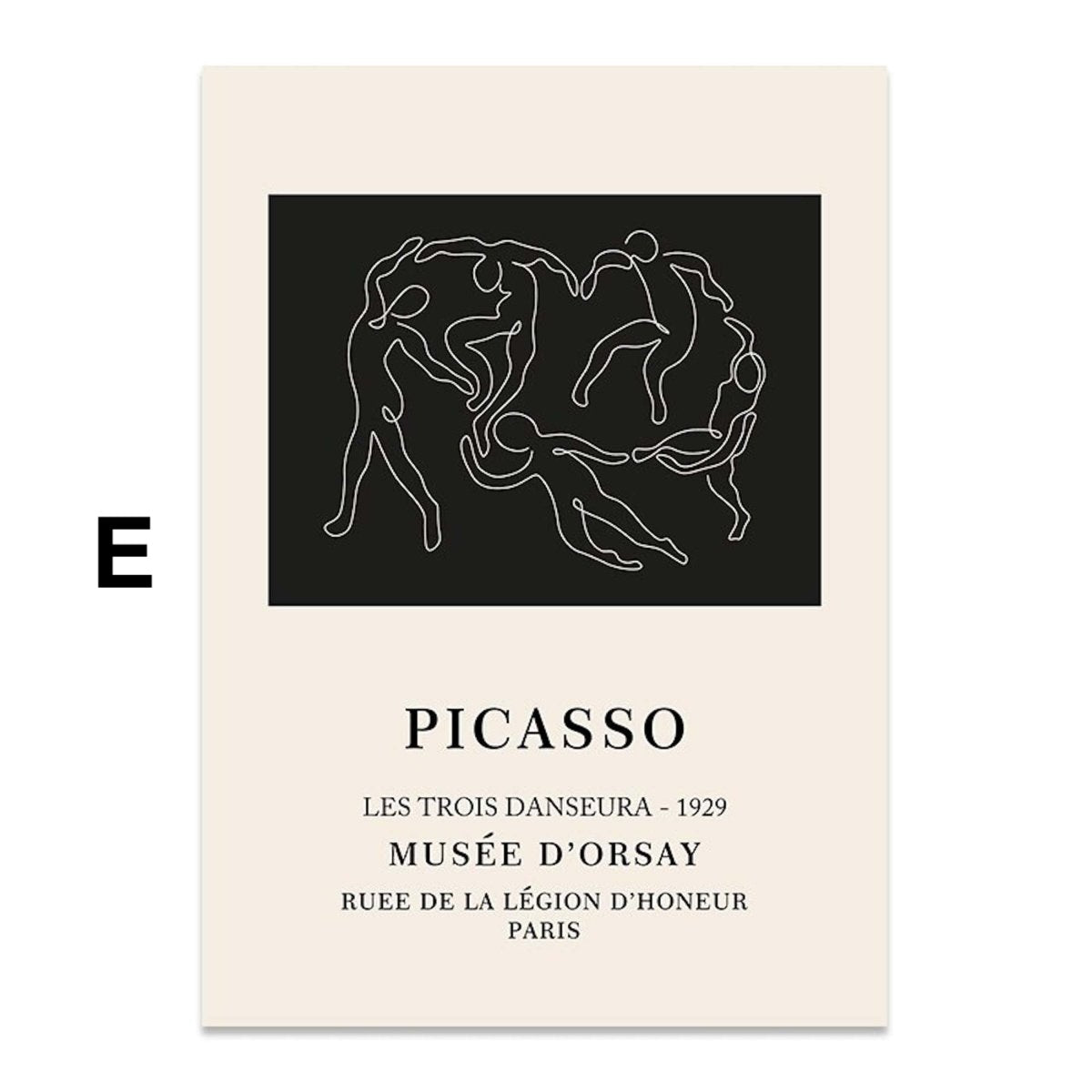 Poster Lignes Abstraites Minimalistes – Impression Premium sur Canvas