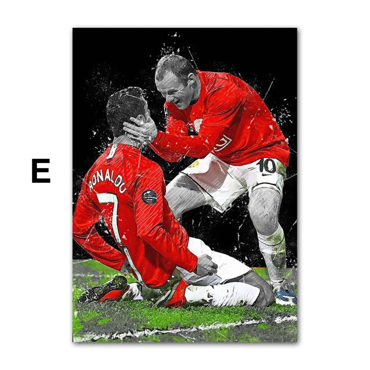 Poster Cristiano Ronaldo Manchester United – Moments Légendaires Premium