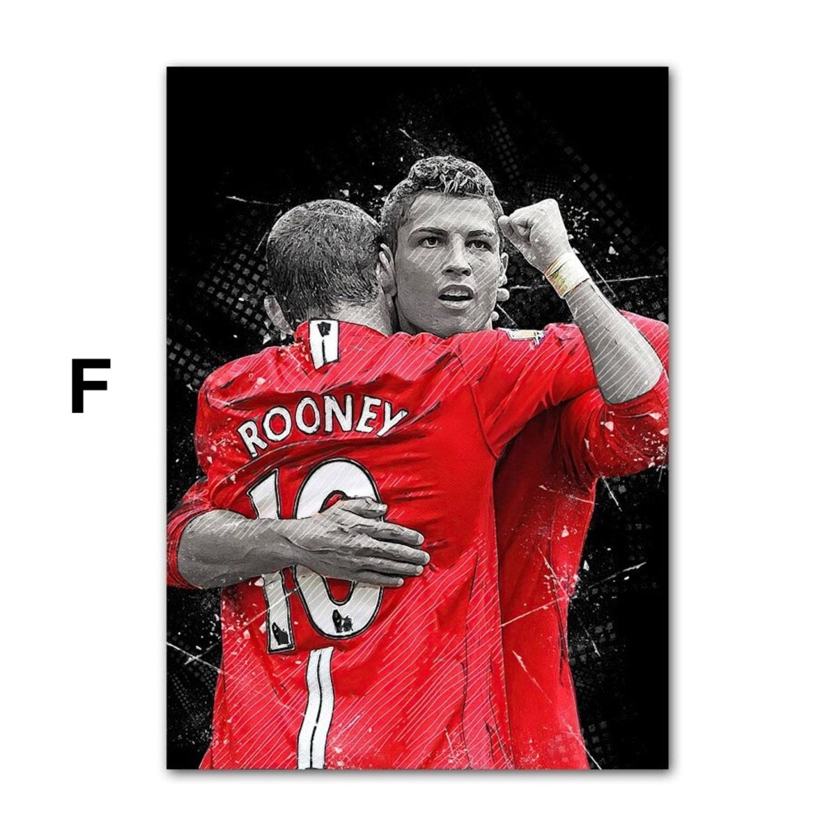 Poster Cristiano Ronaldo Manchester United – Moments Légendaires Premium