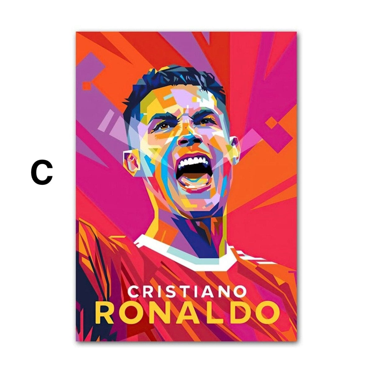 Poster Cristiano Ronaldo Manchester United – Moments Légendaires Premium