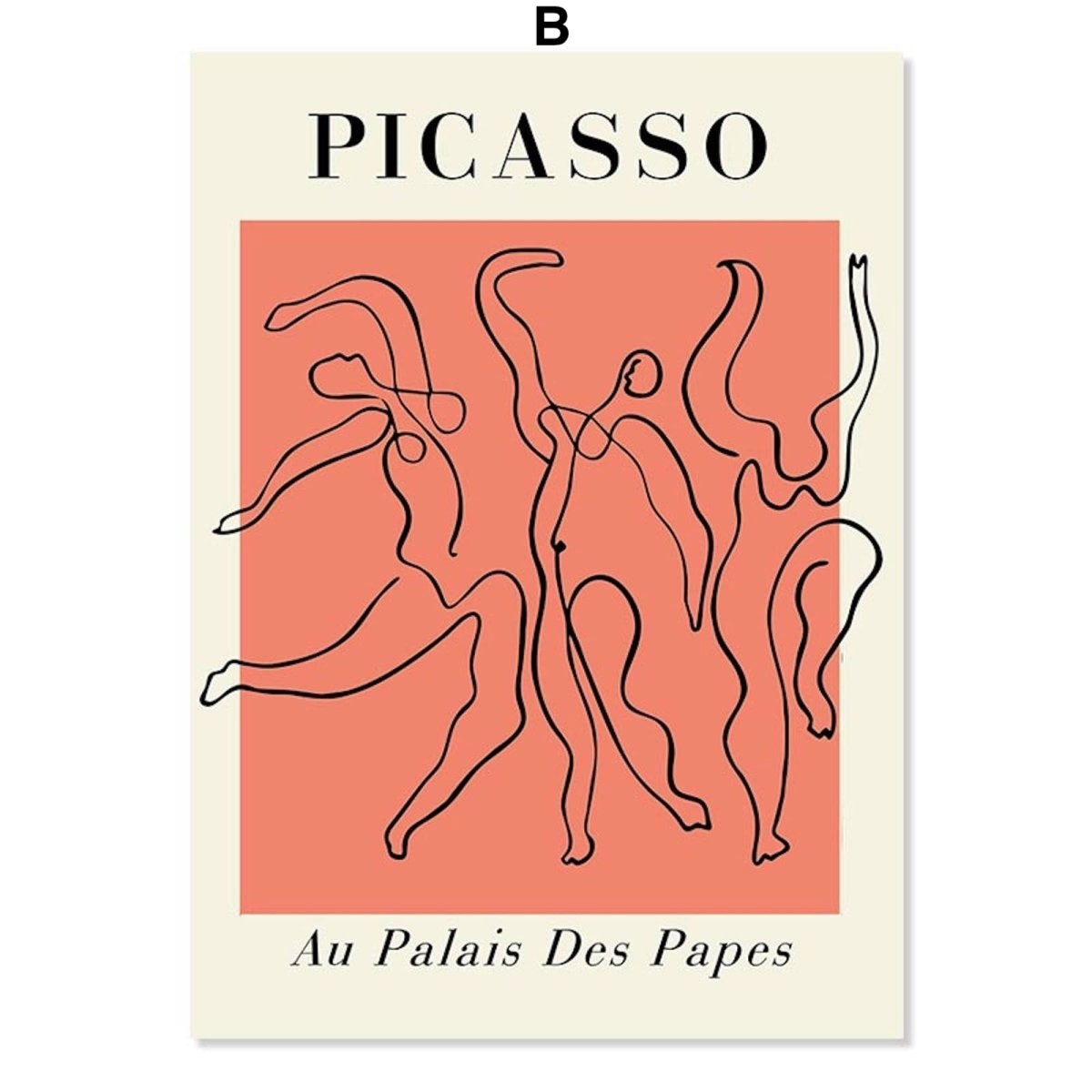 Poster Picasso Abstrait Premium | Décoration Murale Moderne | Canvas Haute Qualité