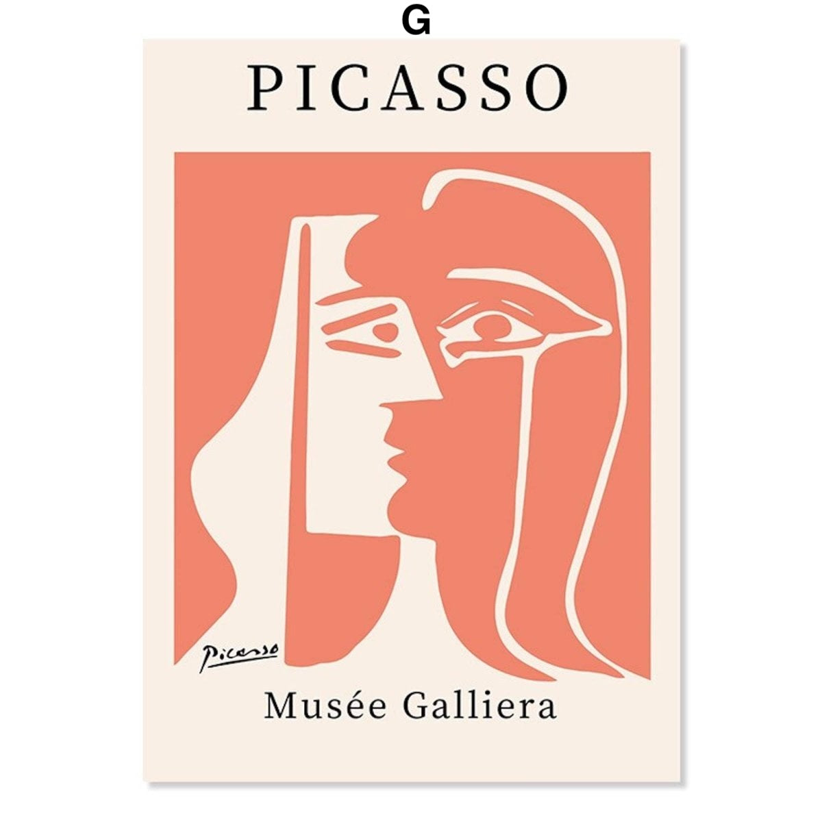 Poster Picasso Abstrait Premium | Décoration Murale Moderne | Canvas Haute Qualité