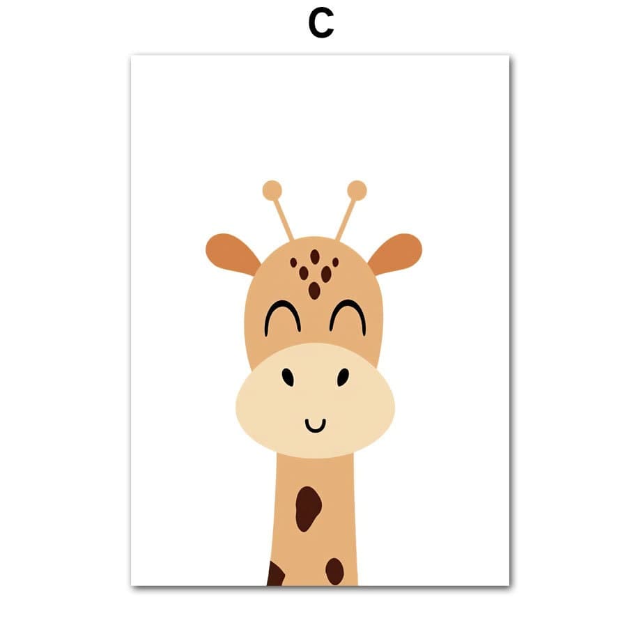 Poster Safari Hakuna Matata Lion Personnalisé – Décoration Chambre Enfant Premium