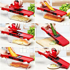 Professional Mandoline Slicer with Steel Blade - Multifunction Peeler
