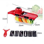 Professional Mandoline Slicer with Steel Blade - Multifunction Peeler