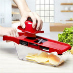 Professional Mandoline Slicer with Steel Blade - Multifunction Peeler