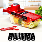 Professional Mandoline Slicer with Steel Blade - Multifunction Peeler