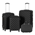 Set de Valises Rigides avec Trousse de Toilette –| Roues Pivotantes
