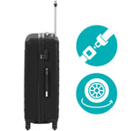 Set de Valises Rigides avec Trousse de Toilette –| Roues Pivotantes