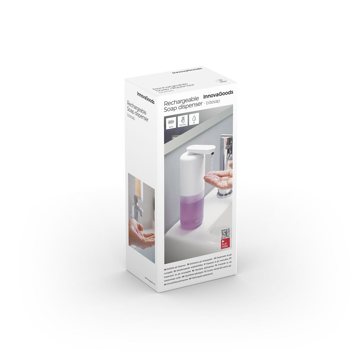 Distributeur de Savon Automatique Rechargeable Bitesap — InnovaGoods