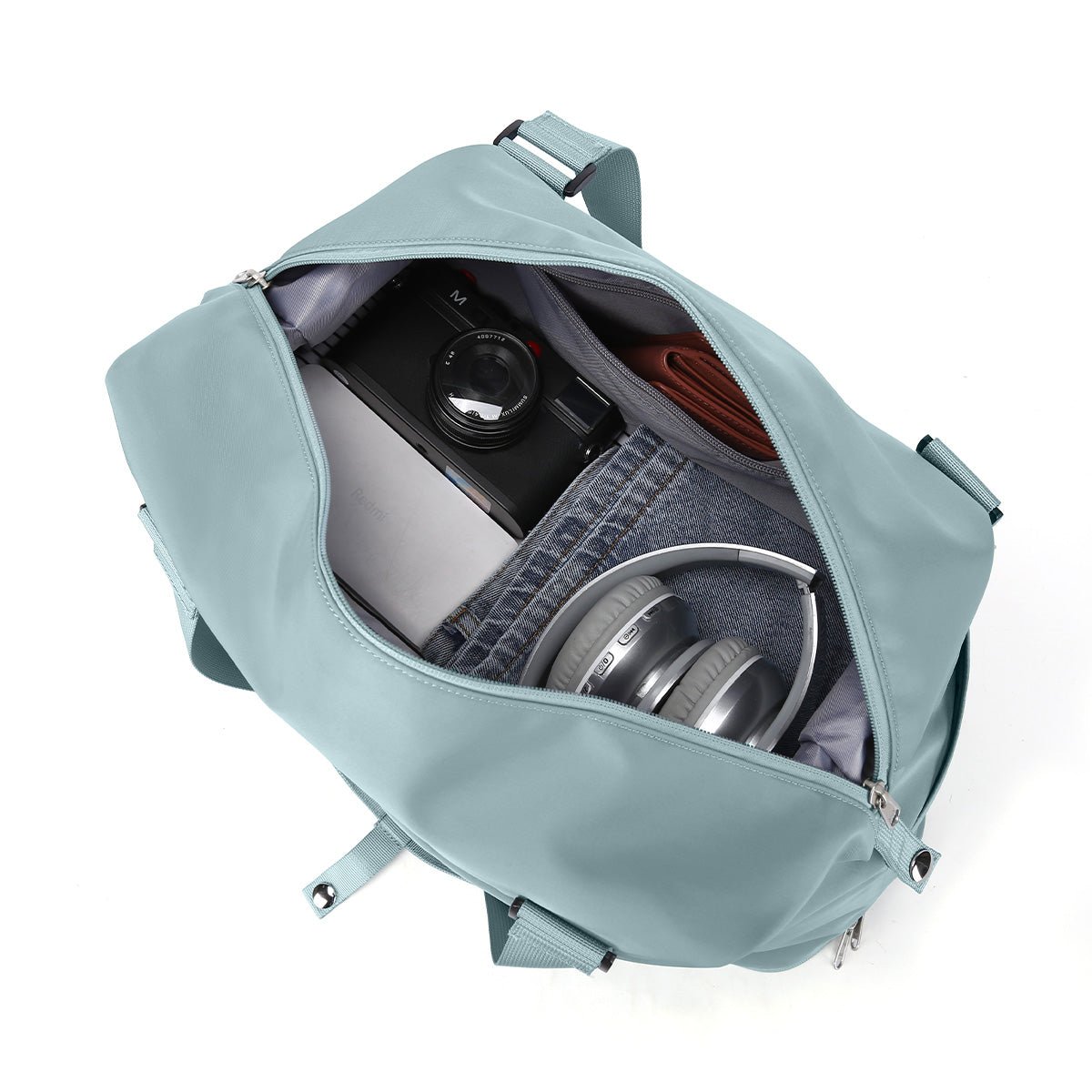 Sac de Voyage Weekender Cabine – Compartiments Multiples, Imperméable (Bleu)