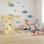 Lit Enfant 140 x 70 cm - lit d'enfant Design Princesse Motif château - sommier à Lattes Inclus - MDF Contre-plaqué Rose